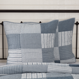 Sawyer Mill Blue Quilted Euro Sham-Lange General Store