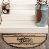 Sawyer Mill Plow Braided Half Circle Rug-Lange General Store