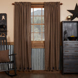 Navy Star Panel Curtains-Lange General Store