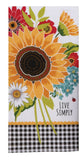 Sunflower Charm Terry Towel-Lange General Store
